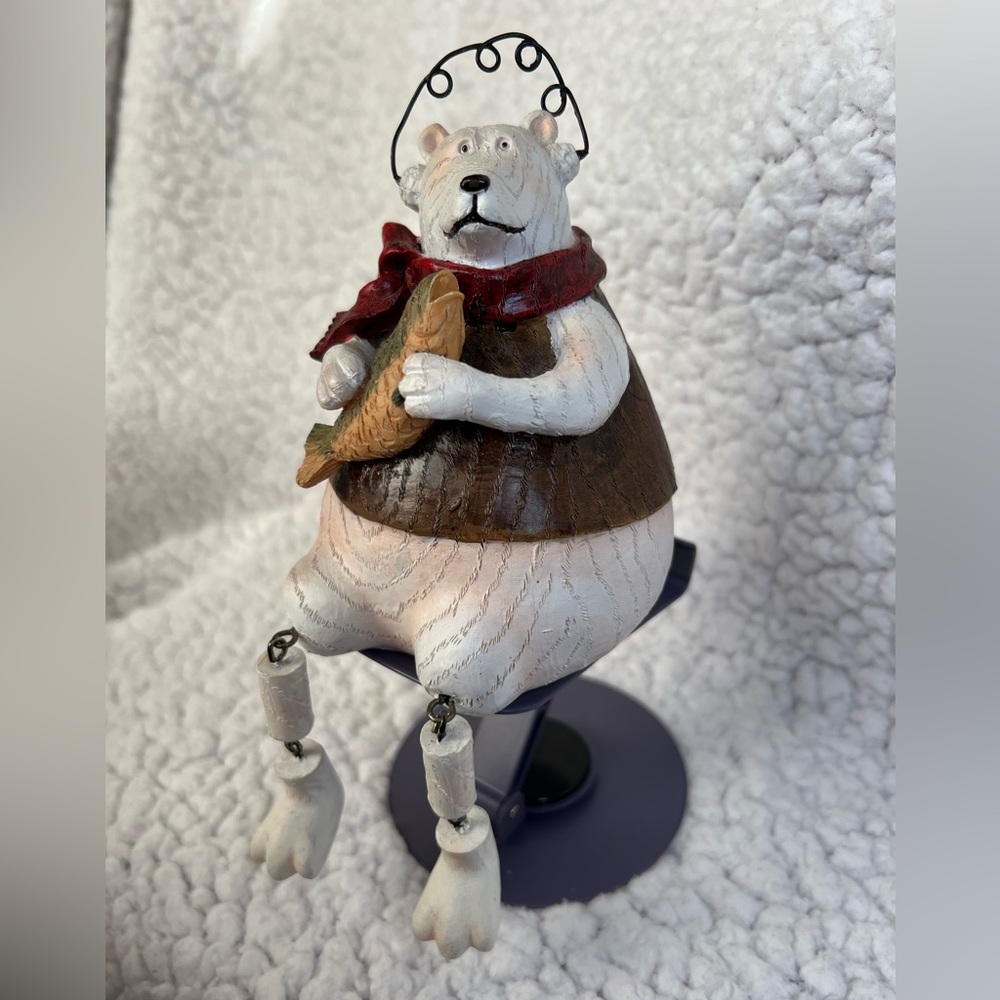 Vintage Dennis East International Polar Bear - Shelf Sitter.